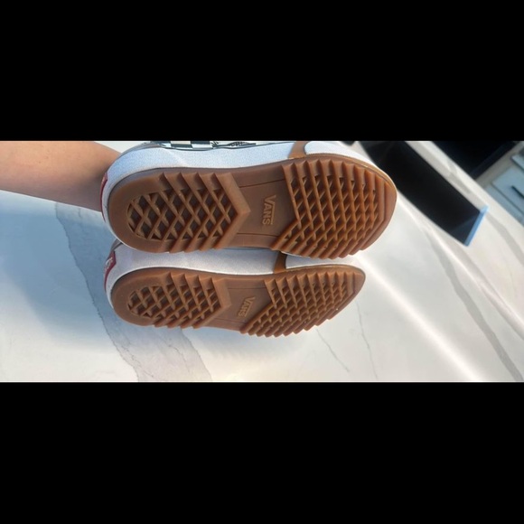 Vans era stacked checkerboard on canvas shoes - Picture 4 of 4